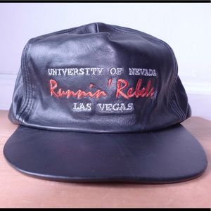 Vintage Leather UNIVERSITY OF NEVADA Strapback